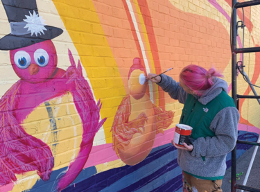 Artists on Nationwide mission painting murals